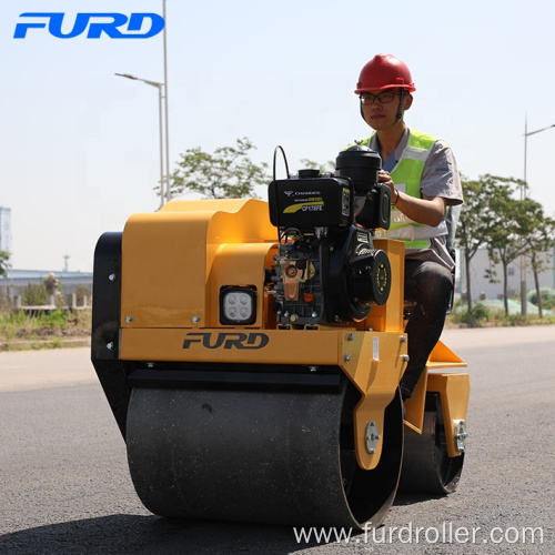 700kg Double Drum Road Compact Vibration Roller Compactor